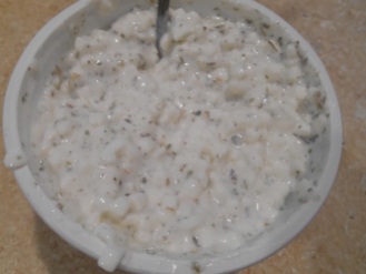 5 cottage cheese mixed